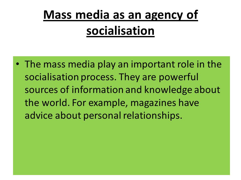 Mass Media and their Role in Modern Times – Essay